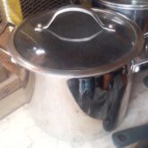 Stainless steel pot for sale at Alaba international market