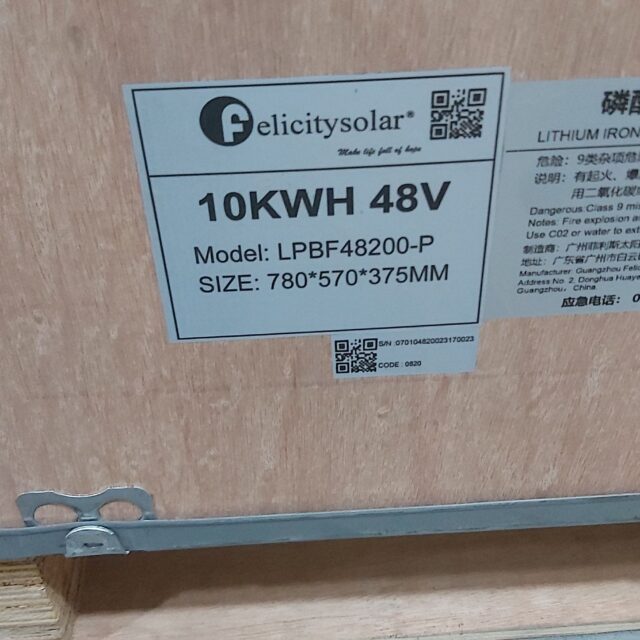 10kwh/48v solar lithium battery iron