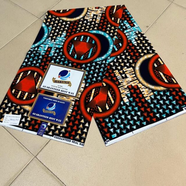 Megawax fabrics for sale at ikorodu