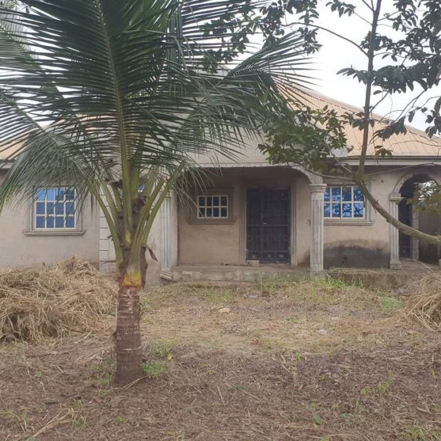 A plot of land with two bedrooms flat for sale at ikorodu