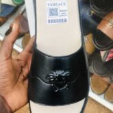 Leather slippers for sale at ikorodu