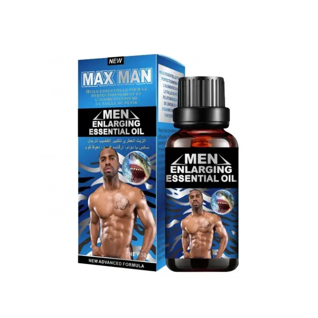 2PCS MAXMAN Men Enlarging Essential Oil