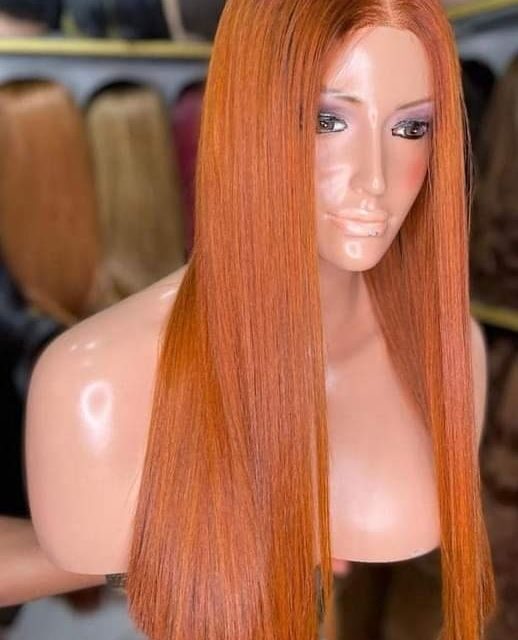 Bone straight human hair wigs for sale at ikorodu