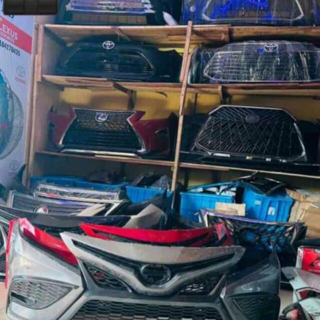 Front and back bumper for sale at ladipo market