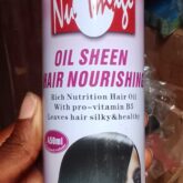 Oil sheen for sale at trade fair