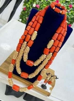 Ceremonial beads for sale at ikorodu