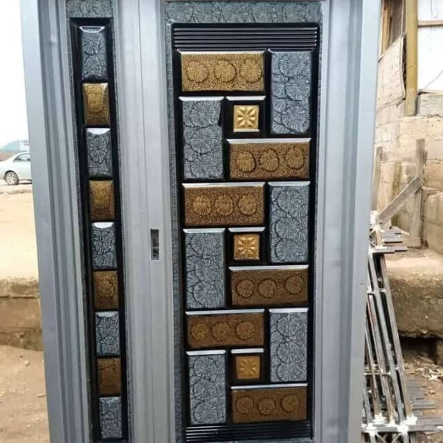 Different designs of iron Gate for sale at ikorodu