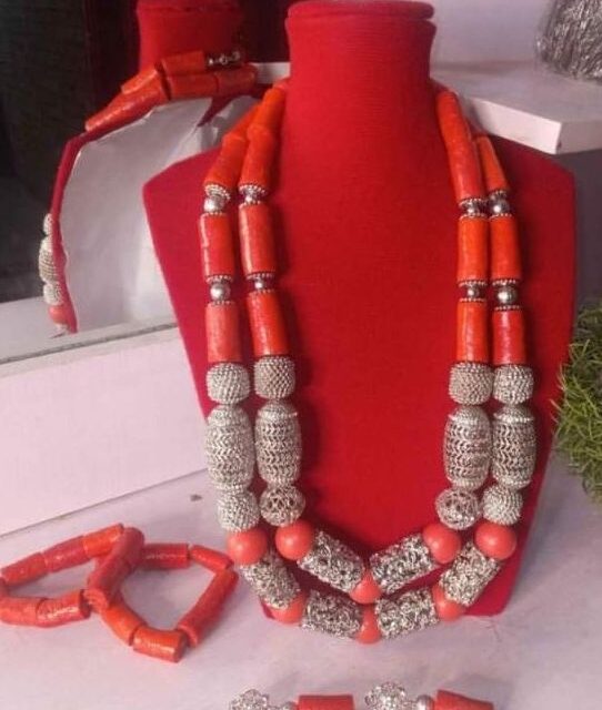 Ceremonial beads for sale at ikorodu