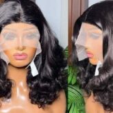 Curly human hair wigs for sale at ikorodu