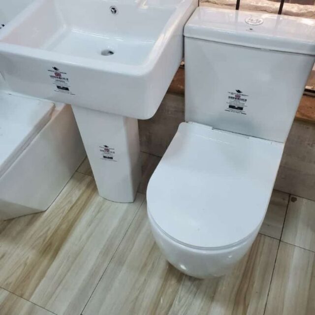 Complete set of England luxury water closet for sale at STI marke