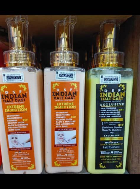 Indian half cast lotion