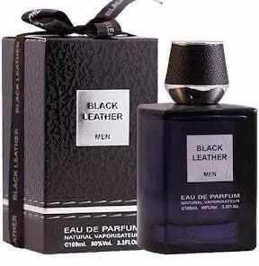 Black leather perfume