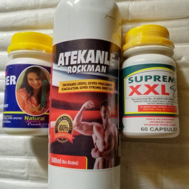 Supreme XXL Capsule+Top Notch Cucumber Cream+Atekanle LiquidPenis