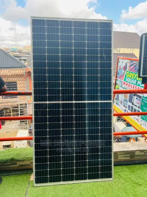 500watts half cut solar panel is available at f588 alaba Lagos