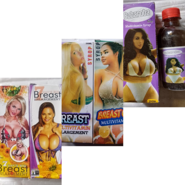 2 Bottles Bobaraba Syrup for Butt and Breast Enlargement