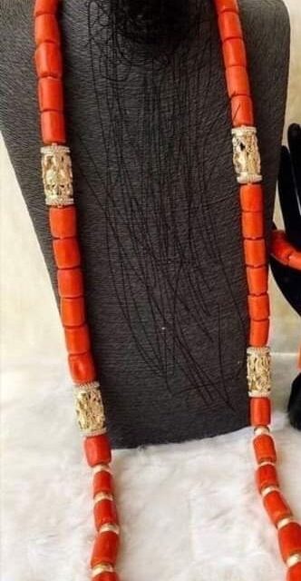 Ceremonial beads for sale at ikorodu