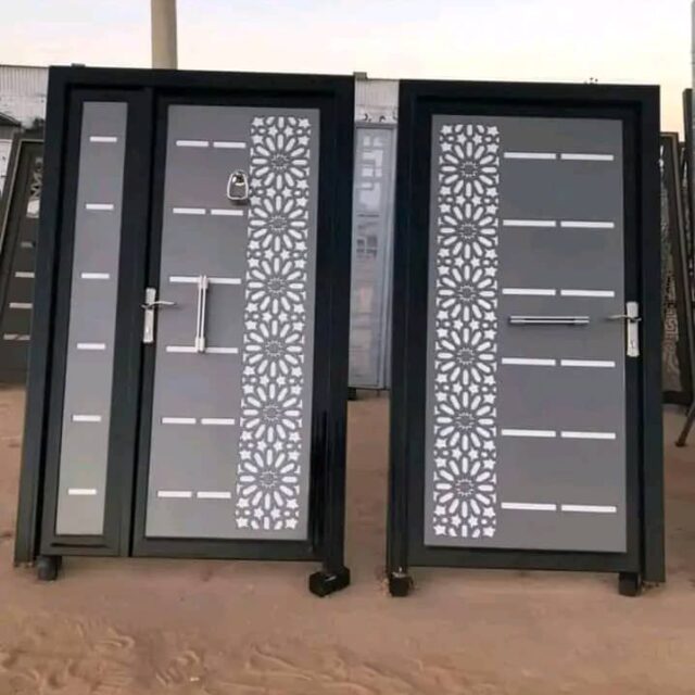 Different designs of iron Gate for sale at ikorodu