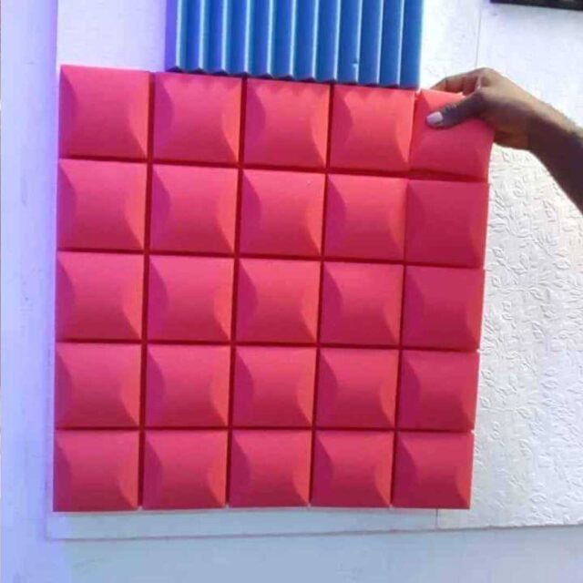 Acoustic foam panel