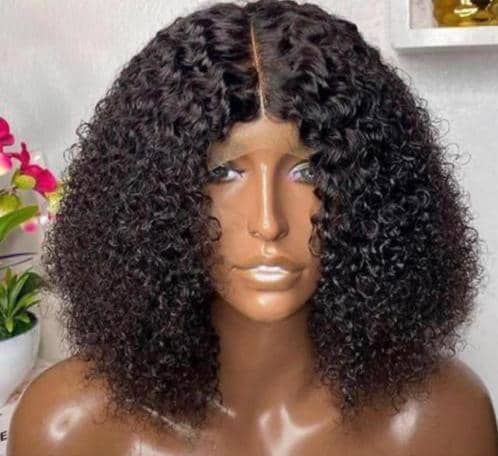 Curly closure for sale at balogun market