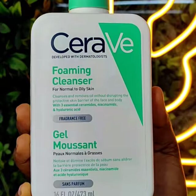 Cerave foaming face wash