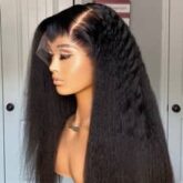 Bone straight human hair wigs for sale at balogun market