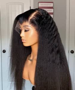 Bone straight human hair wigs for sale at balogun market