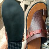 Handmade palm slippers for sale at ikorodu