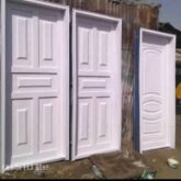 Steel door for sale at Coker Orile Market