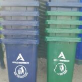 120L Black Waste Bins | Industrial Waste Bins – Orile Coker