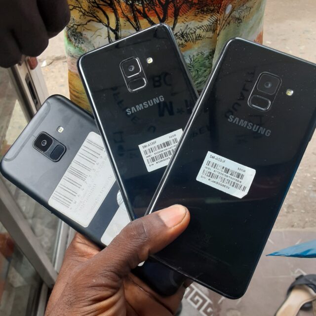 SAMSUNG A8 FOR SALE AT COMPUTER VILLAGE IKEJA