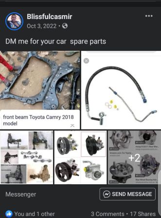 Cars spare parts