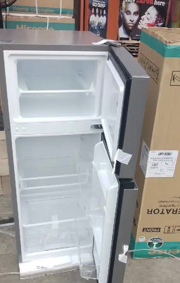 Hisense Double Door fridge for sale at ikeja