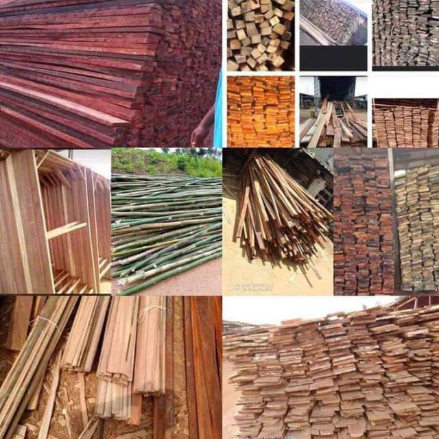 All kinds of building materials available at itamaga sawmill in I