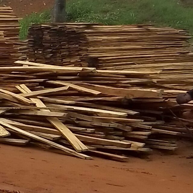 Different types of wooden material for sale at ikorodu