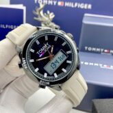 TOMMY HILFIGER CHRONOGRAPH RUBBER STRAP