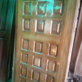 Wooden door for sale at Ikorodu itamaga sawmill