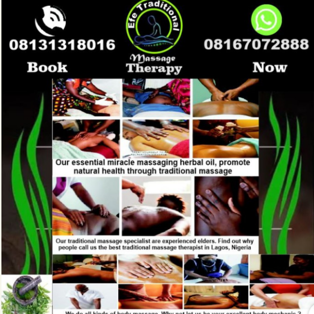 Lekki Aja SPA Body Massage Therapy Home Services Body Massage