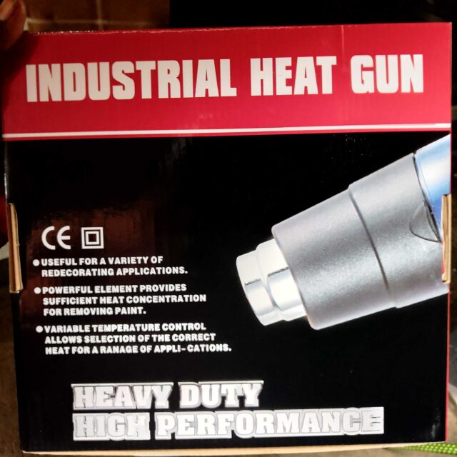 Heavy duty industrial heat gun