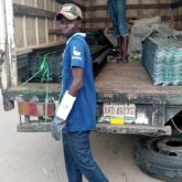 Wooden door for sale at Ikorodu itamaga sawmill