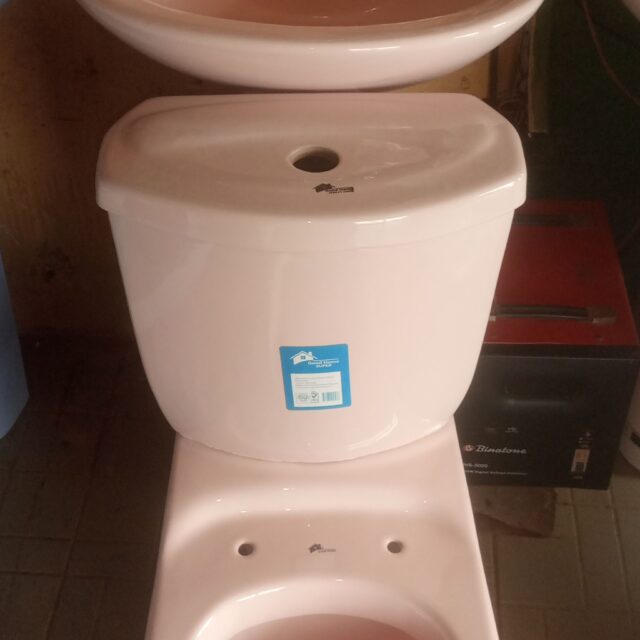 Complete Good Home WC with washing hand basing for sale at ikeja