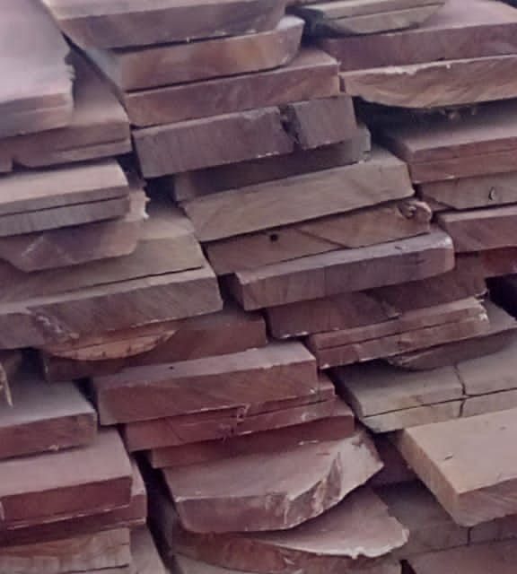 Wooden materials for sale at ikorodu