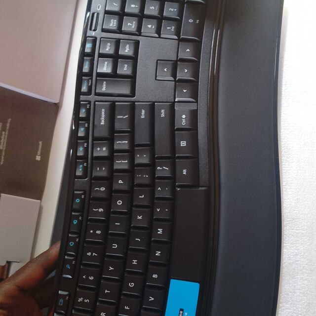 USB computer keyboard with mouse