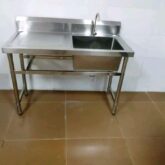 Single bowl sink with side for sale in alaba international market