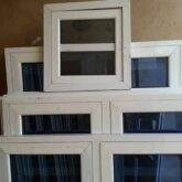 Aluminum casement windows