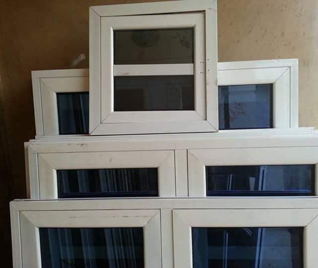 Aluminum casement windows