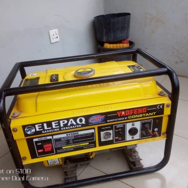 Used Elepaq generator for sale at ikorodu