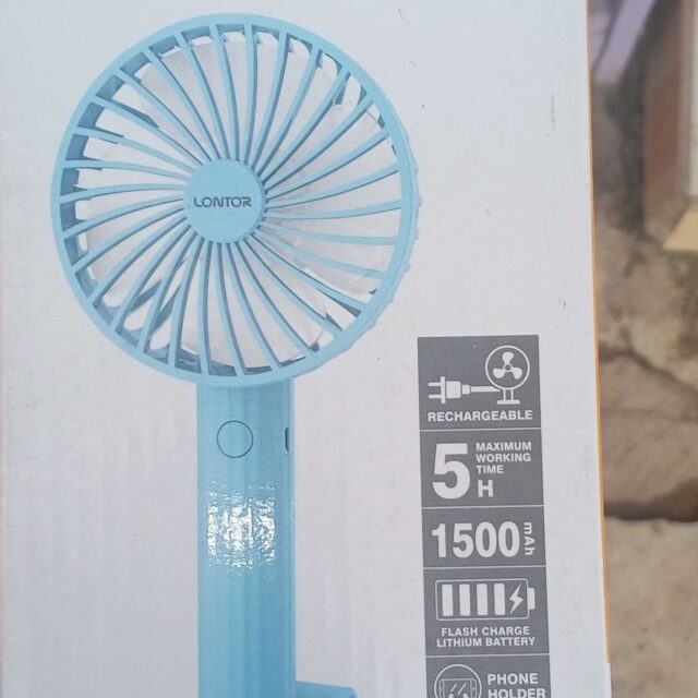 Lontor 4 inches rechargeable mini fan available for sale