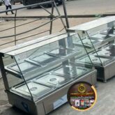 Locally made food and snacks warmer display for sale in Alaba