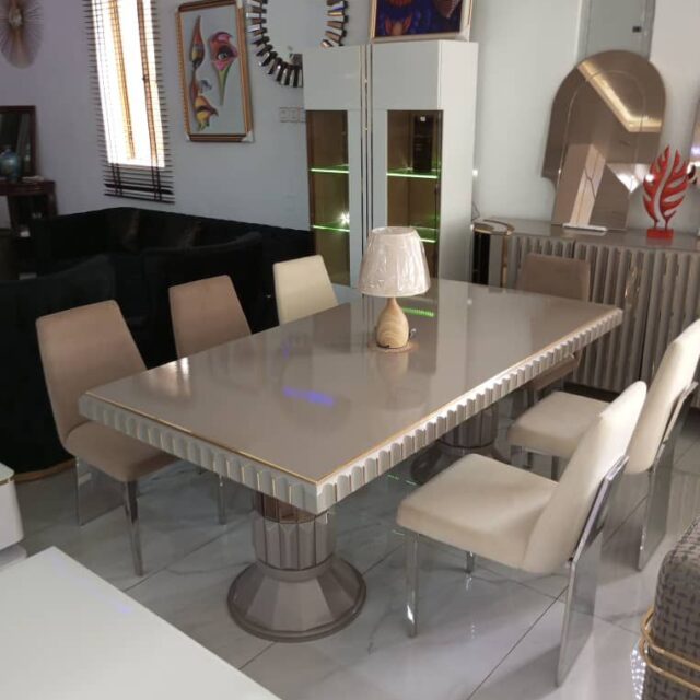 Quality 6 chairs dining table set for sale at ojo