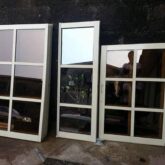 Aluminum casement windows